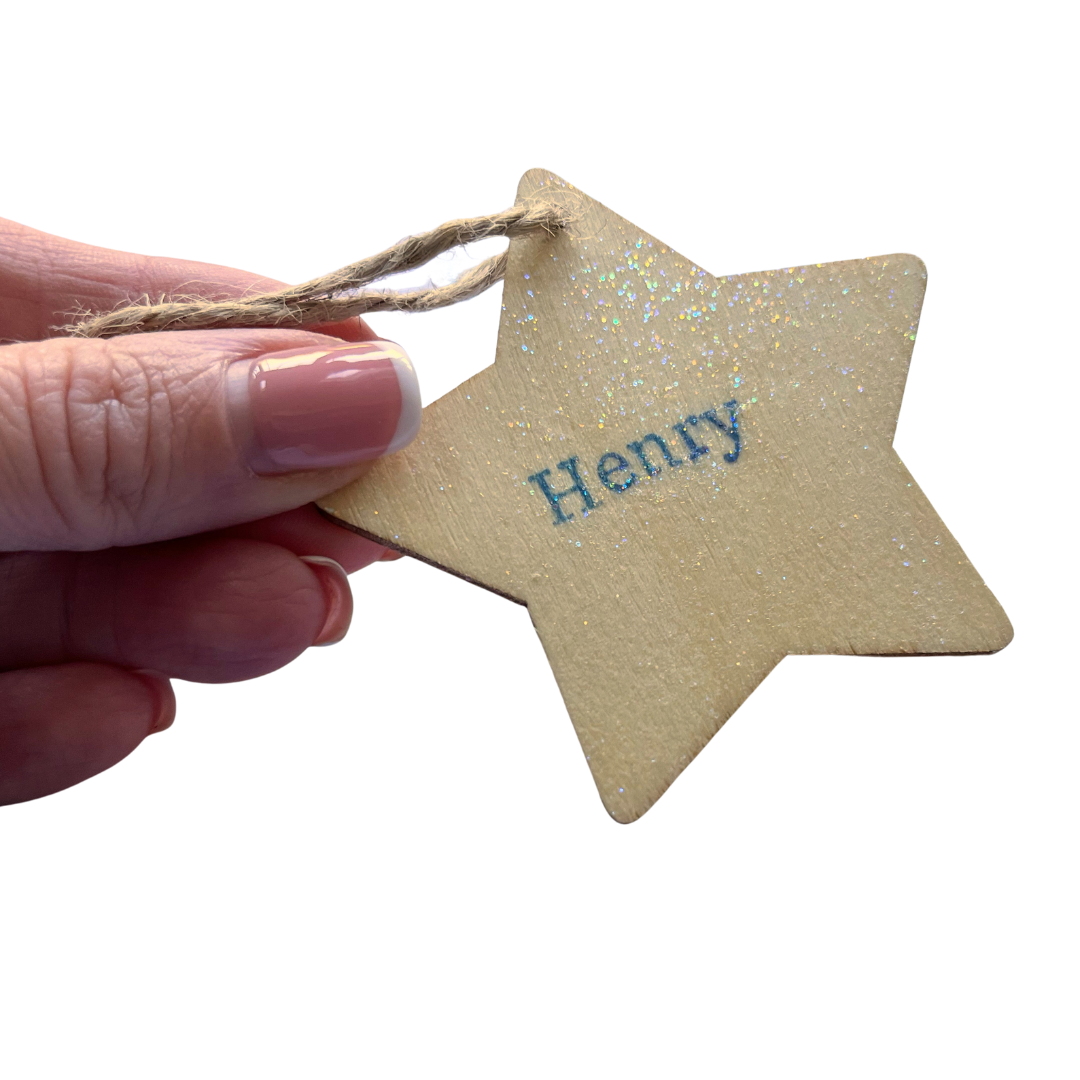 Small Personalised Wooden Decoration