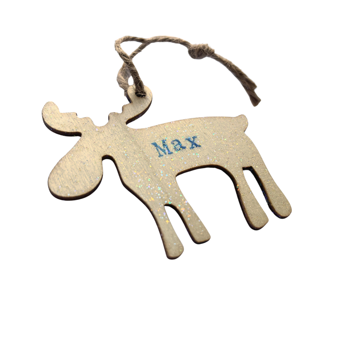 Small Personalised Wooden Decoration