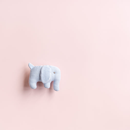 Elephant Rattle Blue