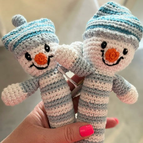 Snowman Christmas Rattle